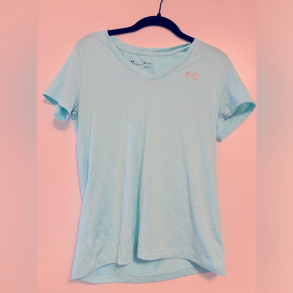Blue UNDER ARMOUR Workout Tee